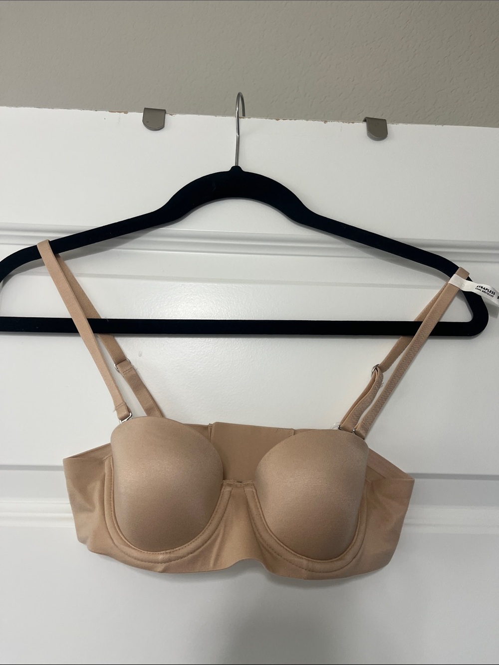 aerie Beige Strapless 30A Push-Up Bra